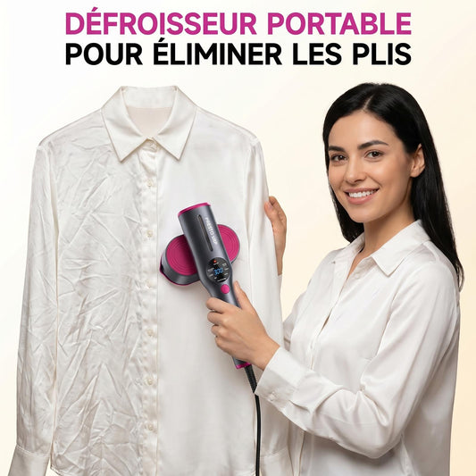 PrestoVap™ Défroisseur Vapeur Portable 2-en-1